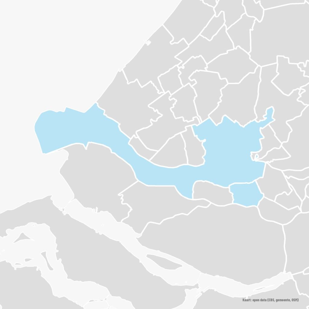 Kaart van het werkgebied